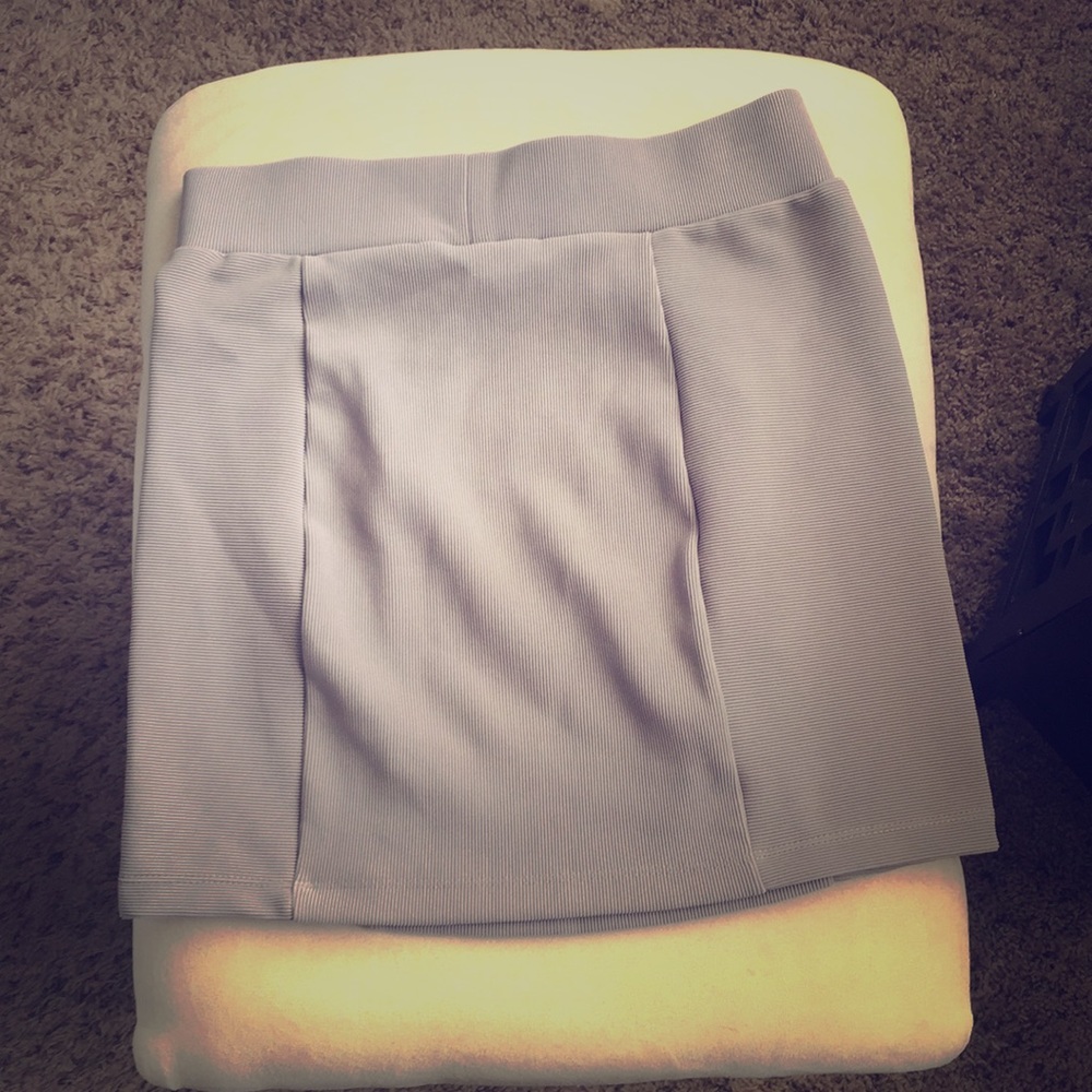 Gray miniskirt